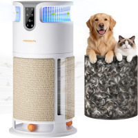 Meowant Pet Air Purifier for Home Large Room Up to 3900 Ft&sup2;, U-Shape 360&deg; Air Intake, H13 HEPA Filter Reduce Pet Hair Dander Odors Dust, Air Cleaner with Washable Pre-Filter, PM2.5 Monitor, Auto Mode New in Box $299