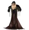 Karl Home 68 in. Outdoor Life Size Animatronics Wizard with Pumpkin Face Halloween Animatronic $199