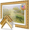 Frame My TV Ornate Gold 65" Premiere Deco TV Frame - Compatible ONLY with Samsung The Frame TV and Pro TVs (Fits 2021-2026, LS03A, LS03B, LS03C, LS03D, LS03FA, LS03FW) New In Box $699