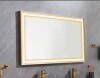 Apex 60" W x 36" H LED Heated Bathroom Mirror,Anti Fog,Dimmable,Dual Lighting Mode,Tempered Glass New in Box $599