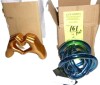 Wade Logan Blue 4.5" Abstract Art Glass Knot Handmade Decorative Decor Accent / Lifestyle Group Distribution Adam & Friends Home Decor Heart Sign Hands Sculpture | 1-Piece New In Box Assorted $99 - 2