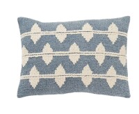Rizzy Home 14"x20" Woven Blue Diamond Lumbar Throw Pillow Cover: Woven Cotton, Hidden Zipper, Decorative Pillow Cover / Lauren Ralph Lauren 14" x 20" Mackenzie Throw Pillow / Assorted New Assorted $99