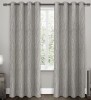 Exclusive Home Set of 2 (84"x54") Forest Hill Woven Room Darkening Grommet Top Window Curtain Panel Gray - Thermal Insulated New In Box $89