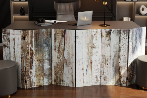Millwood Pines 94.5"W x 36"H 6-panel Kory Art Canvas Folding Room Divider New In Box $199