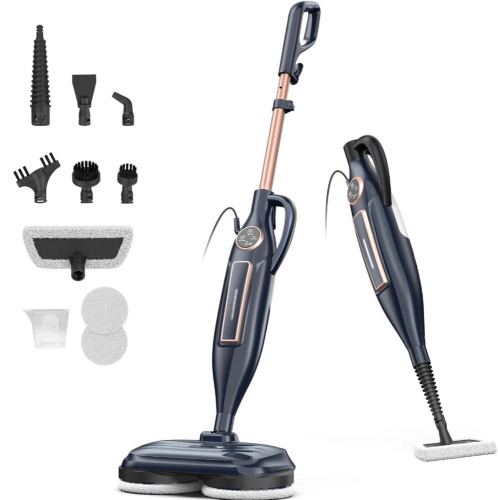 DEVOAC VM6 Scrubbing Steam Mop with Rotating Mop Pads, 10 in 1, Lightweight Spin Mop & 3 Steam Modes for Hard Floor Laminate Marble Floors GRAY New In Box $299