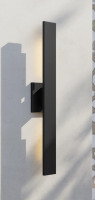 Wade Logan Anabrenda 2-Light Integrated LED Outdoor Armed Sconce New In Box $199