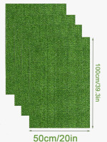 Ebern Designs 4-Piece Artificial Grass Doormat Indoor Outdoor Fake Turf Welcome Door Mat for Entry Porch Patio Entrance Mats Easy Clean New $79