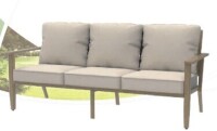 Phi Villa 3 Piece Outdoor Set With Loveseat and 2 Chairs (2 Boxes) New in Box $999