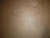 17 Stories Riella Round Dining Table in Walnut New in Box $499 - 2