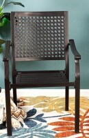 Lark Manor&trade; Argyri Stacking Patio Dining Chair New in Box $299