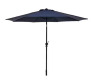 Sun-Ray 9 ft. Patio Market Umbrella, Crank Open/Close Function, Tilt Canopy in Red New In Box $299