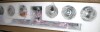 George Oliver 6 - Light Linear Sputnik Glass Semi Flush Mount New In Box $299 - 2