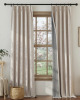Latitude Run&reg; 100% Blackout Linen Curtains for Bedroom, Pinch Pleated Rustic Linen Weave Window Treatments Thermal Insulated Drapes Sound Reducing for Living Room/Playroom, 2 Panels, 66" x 84"/Latitude Run&reg; 100% Blackout Linen Curtains for Bedroom, Pinch 