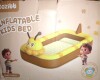 CoziBB Inflatable Toddler Travel Bed, Portable Travel Bed with Flocked Mattress, Built-in Pillow & Carry Bag, 4 Side Safety Bumpers for Toddlers-Cute Bee New In Box $99 - 2