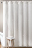 Lush Decor 72"x72" Night Sky String Thread with Peva Lining Shower Curtain White New