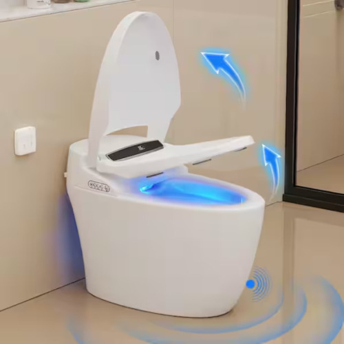 VipBear Electric Modern Tankless Elongated Smart Toilet wirh Auto Flush, 3 Adjustable Heated Settings, All One Piece, New in Box $499