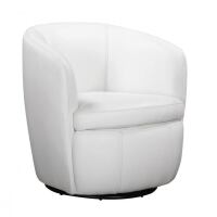 Parker House Barolo Swivel Club Chair in Snow SBAR#912S-SNOW, New in Box $699