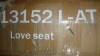 Willa Arlo Interiors Bellinger 58" Velvet Square Arms Tufted Seat Golden Metal Feet Loveseat New in Box $699 - 2