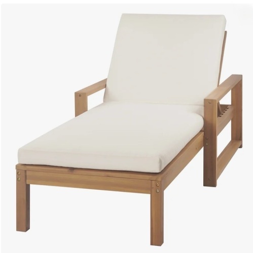 Streamdale Furniture Streamdale 5-Position Outdoor Chaise Lounge with Cushion and Adjustable Backrest New in Box $699
