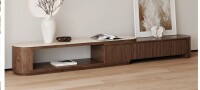 Homary Extendable Fluted TV Stand with Sintered Stone Top & 3 Drawers New in Box $999
