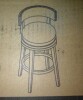 COLAMY 24" Swivel Bar Stool New in Box $399 - 2