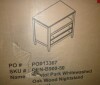 Ebern Designs Beecher Whitewashed Oak Wood Large Nightstand New in Box $699 - 2