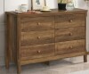 Winston Porter Porter 6 Drawer Dresser With Interlock Drawer Feature for Bedroom, 47.2" W New in Box $499