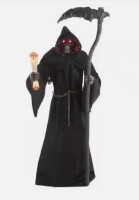 Home Accents Holiday 7.5 ft. Grave & Bones Animated LED Fiery Reaper $299