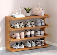 Rebrilliant U-Shaped Simple Shoe Rack, Multi-Layer Storage $99