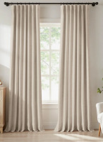 Wade Logan&reg; Birglinde Polyester Blackout Curtain Panels (Set of 2), 52" x 84" New $89