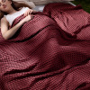 Bedsure Cooling Cotton Waffle King Size Blanket - Lightweight Breathable Blanket of Rayon Derived from Bamboo for Hot Sleepers, Luxury Throws for Bed, Couch and Sofa, Dark Red, 104x90 Inches New In Box $199