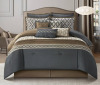 Nanshing America, Inc Caval 10 Piece King Size Jacquard Comforter Set New In Box $299