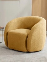 Ivy Bronx Katherline Upholstered Swivel Armchair New in Box $999