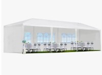 Groupes 10X30' Wedding Party Canopy Tent Outdoor Gazebo With Removable Sidewalls New in Box $599