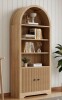 Red Barrel Studio 70.08"H Arched Storage Bookcase New in Box $399