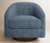 AllModern Bennett Upholstered Swivel Barrel Chair New in Box $899