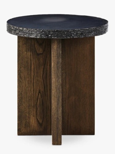 Four Hands Mezes Nesting End Table-Large-Natural Basalt in Box $1099