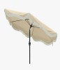 Ebern Designs Hasaam 101.97'' Tilt Market Umbrella with Fringe Outdoor Tassel New in Box $399