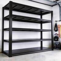 REIBII 60" W Heavy Duty Metal Shelving Unit, Adjustable Shelves for Storage, Rust-Proof Shelving for Garage, Industrial, Warehouse, Basement & Workshop - 60" W x 24" D x 72" H New in Box $399