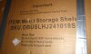 Miezab 4-Tier Metal Garage Storage Shelves, 24 in. D x 71.25 in. W x 70 in. H, Black Steel Heavy Duty Storage Rack New in Box $399 - 2