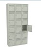 Tennsco 6 High Box Locker - Three Wide, No Legs (Assembled) - BS6-121212-C New in Box $799