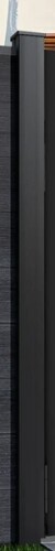 Mondaria Composite Fence Post 3" x 3" x 6' Black New