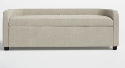 All Modern Janina Upholstered Storage Bench New in Box $999