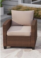 Lark Manor Salem Patio Chair with Cushions New in Box $499
