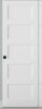 Jubest 30": x 80" Flat 5-Panel Smooth White Primed Molded Sliding Closet Door New in Box $299