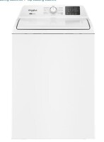 Whirlpool - 4.2-4.3 Cu. Ft. High-Efficiency Top Load Washer with 2-in-1 Removable Agitator - White New Floor Model $999