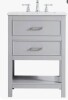 DHP Maine 24" Bathroom Vanity with Top, Gray, New in Box $399