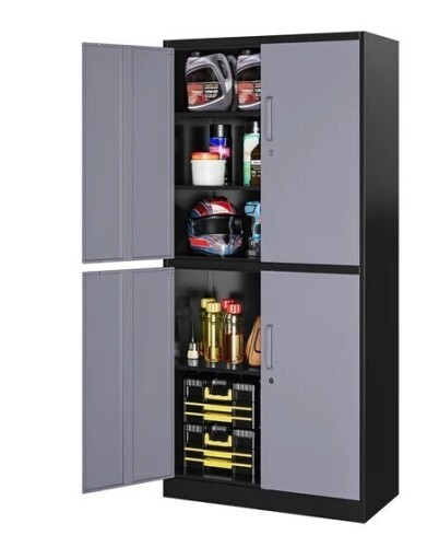 AUHUP 4-Door Locking Garage Storage Cabinet New open box $399