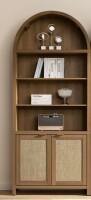 Sicotas Savanna Arched Bookcase with Doors New in Box $999