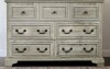 Romorgniz Farmhouse 7 Drawers Dresser for Bedroom with Smooth Metal Rails,51"Wide Wood Dresser with Deep Drawers,Chest of Drawers for Bedroom Storage Cabinet, Dark Rustic Oak New Open Box $599